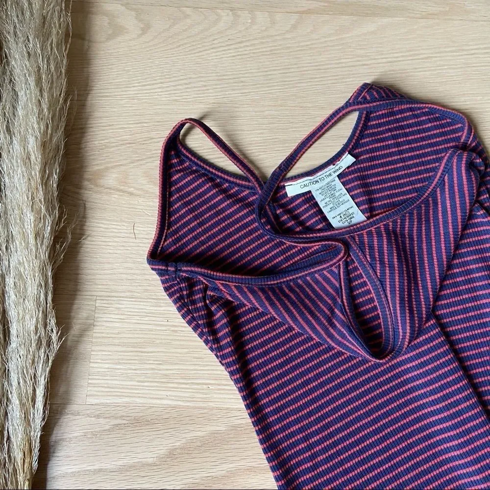 Caution To The Wind | Ribbed Mini Dress - Picture 3 of 8